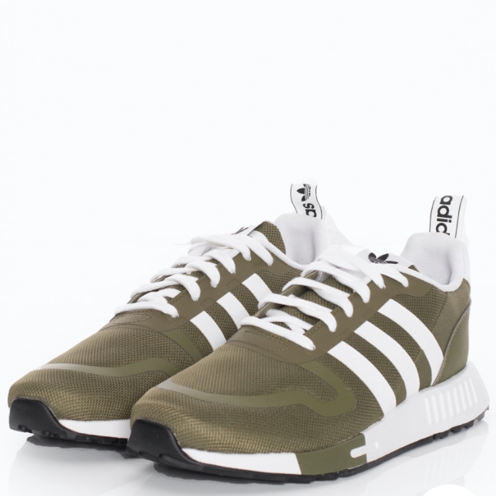 SOLD MERCARI 🆕Adidas| Multix Sneaker Focus Olive Green & White Mens Size 9 - Picture 2 of 7